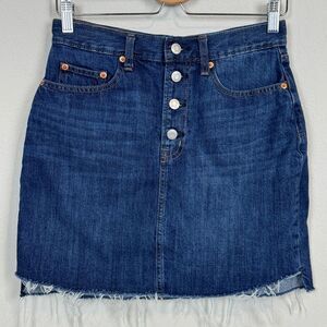 Gap Denim Button Fly Mini Skirt 27